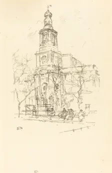 Saint Anne's, Soho, 1896. Creator: James Abbott McNeill Whistler