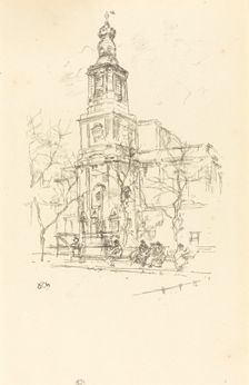 Saint Anne's, Soho, 1896. Creator: James Abbott McNeill Whistler