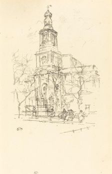 Saint Anne's, Soho, 1896. Creator: James Abbott McNeill Whistler