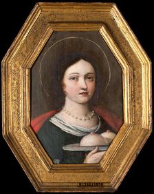 Saint Agatha, 18th (?) century.. Creator: Unknown
