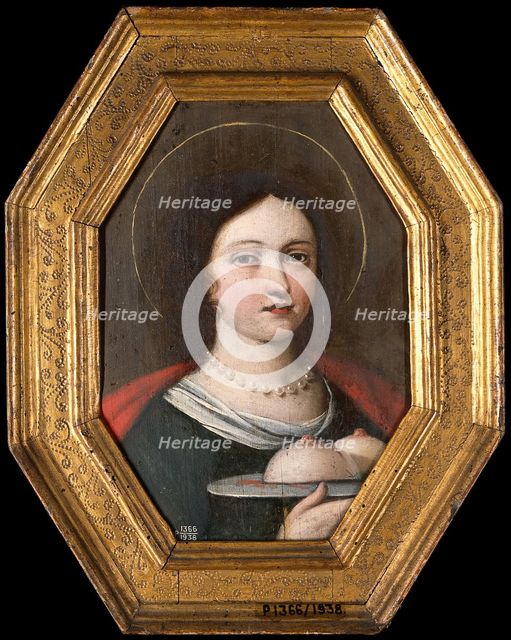 Saint Agatha, 18th (?) century.. Creator: Unknown.