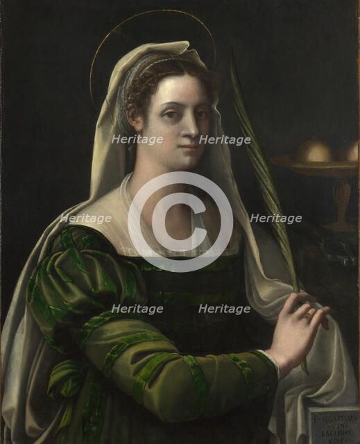 Saint Agatha, c.1540. Artist: Piombo, Sebastiano, del (1485-1547)