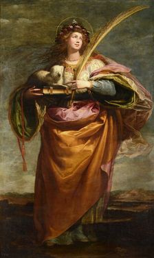 Saint Agnes, 1637. Creator: Vicencio Carducho