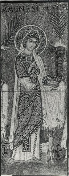 Saint Agnes, Byzantine, early 20th century (original dated 6th century). Creator: Unknown