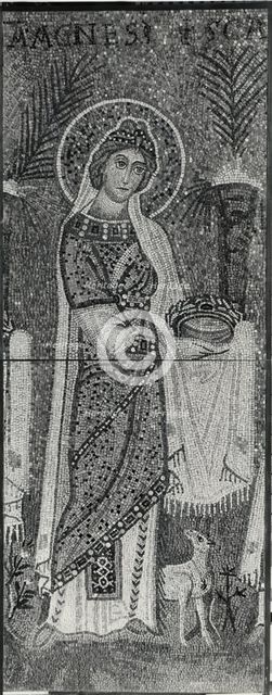 Saint Agnes, Byzantine, early 20th century (original dated 6th century). Creator: Unknown.