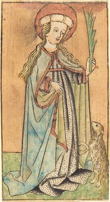 Saint Agnes, c. 1450. Creator: Unknown
