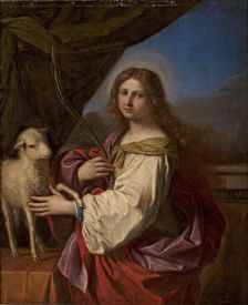 Saint Agnes, c 1650. Creator: Guercino (1591-1666)