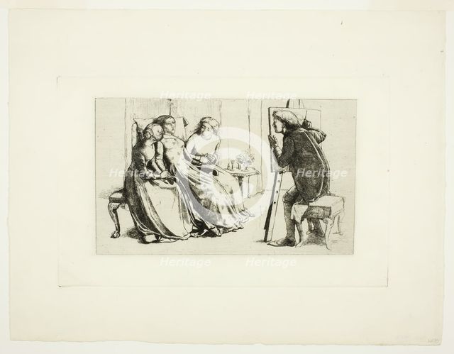 Saint Agnes of Intercession, 1850. Creator: John Everett Millais.