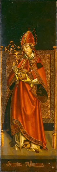 Saint Alban of Mainz, c. 1500/1525. Creator: Unknown