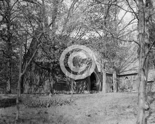 Saint Alban's Church - Original Wooden Church, 1912. Creator: Harris & Ewing.