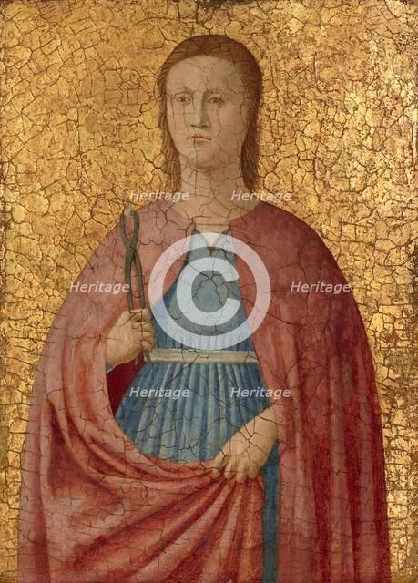 Saint Apollonia, c. 1455/1460. Creator: Piero della Francesca.
