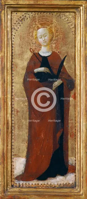 Saint Apollonia, c. 1435. Creator: Sassetta.