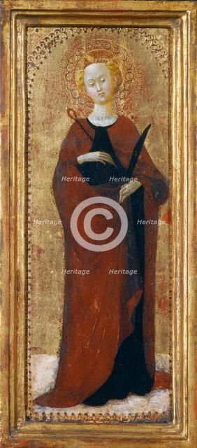 Saint Apollonia, c. 1435. Creator: Sassetta.