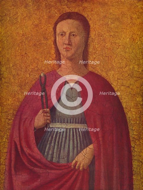 'Saint Apollonia', c1455-1460. Creator: Piero della Francesca.