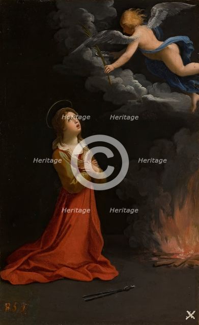 Saint Apollonia in Prayer, between 1600 and 1603. Creator: Guido Reni.