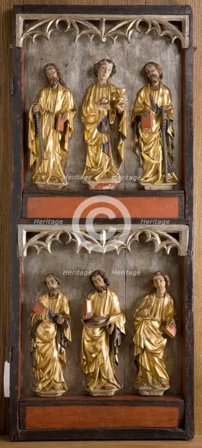 Saint Apostles, Our Lady of Sorrows. Right Wing of the Altar Retable from Stary Zywiec, c1400. Creator: Unknown.