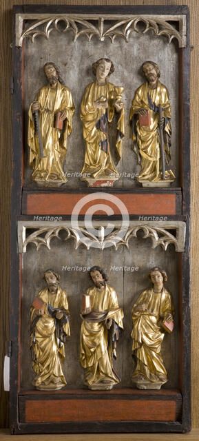 Saint Apostles, Our Lady of Sorrows. Right Wing of the Altar Retable from Stary Zywiec, c1400. Creator: Unknown.