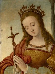 Saint at Prayers, 16th century. Creator: Anon