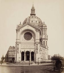 Saint Augustin, Paris, between 1860 and 1870. Creator: Edouard Baldus