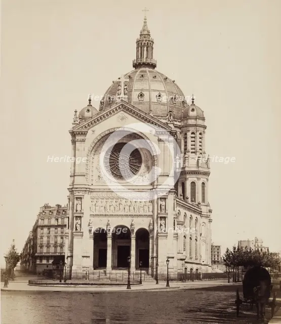 Saint Augustin, Paris, between 1860 and 1870. Creator: Edouard Baldus.