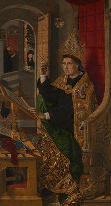 Saint Augustine, 1477/85. Creator: Bartolome Bermejo