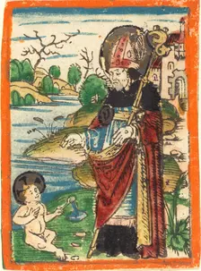 Saint Augustine, 1480/1490. Creator: Unknown