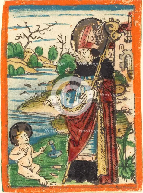 Saint Augustine, 1480/1490. Creator: Unknown.