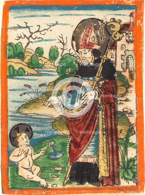 Saint Augustine, 1480/1490. Creator: Unknown.