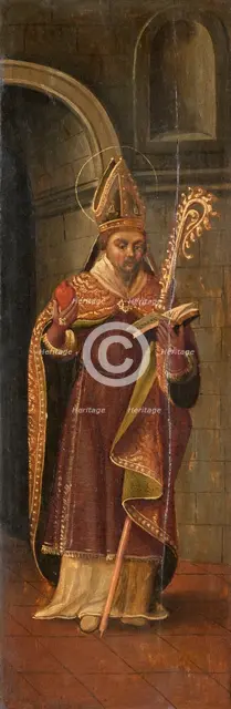 Saint Augustine, 17th century. Creator: Anon.
