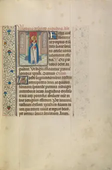 Saint Augustine; Arenberg Hours, early 1460s. Creator: Workshop of Willem Vrelant