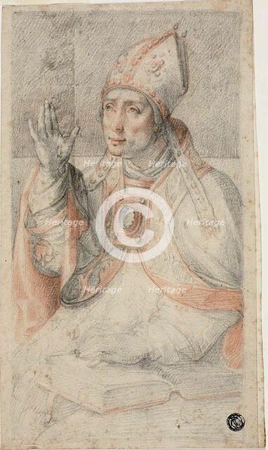 Saint Augustine, c. 1560. Creator: Federico Zuccaro.