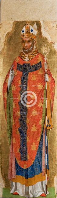 Saint Augustine, c1340-1345. Creator: Veneziano, Paolo (ca 1330-ca 1360).