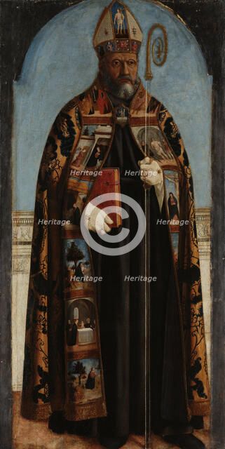 Saint Augustine, c1460. Creator: Piero della Francesca (ca 1415-1492).