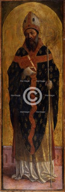 Saint Augustine. Creator: Foppa, Vincenzo (active 1456-1516).