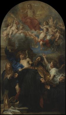 Saint Augustine in Ecstasy, 1628. Creator: Anthony van Dyck