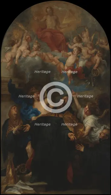 Saint Augustine in Ecstasy, 1628. Creator: Anthony van Dyck.
