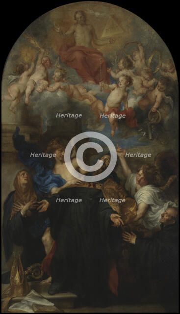 Saint Augustine in Ecstasy, 1628. Creator: Anthony van Dyck.