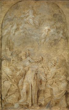 Saint Augustine in Ecstasy, 1628. Creator: Anthony van Dyck