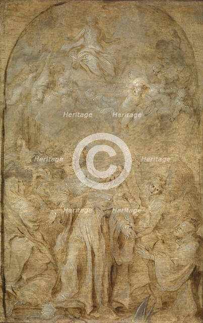 Saint Augustine in Ecstasy, 1628. Creator: Anthony van Dyck.