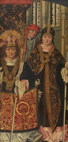 Saint Augustine in Pontifical Vestments, between c1401 and c1425. Creator: Master of Saint Nicholas