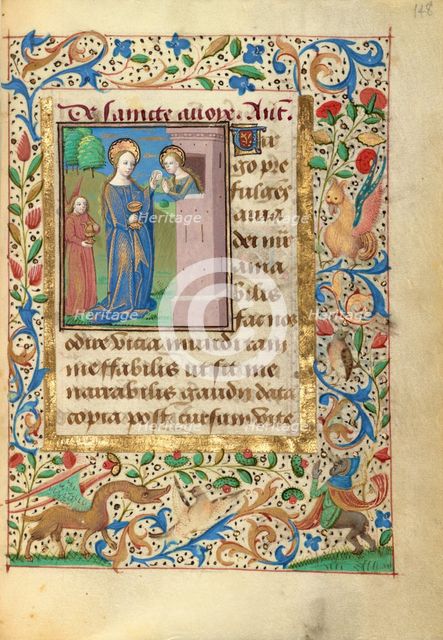 Saint Avia; Prayer Book of Charles the Bold, about 1480-1490. Creator: Unknown.
