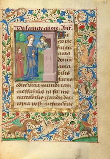 Saint Avia; Prayer Book of Charles the Bold, about 1480-1490. Creator: Unknown