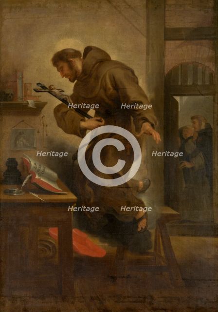 Saint Bonaventura in Ecstasy, mid-late 17th century. Creator: Abraham Jansz van Diepenbeeck.