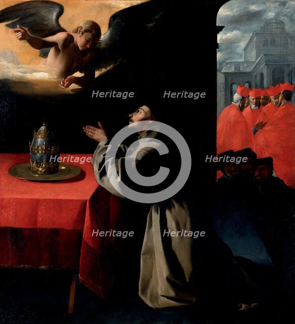 Saint Bonaventure, ca. 1628-1629. Artist: Zurbarán, Francisco, de (1598-1664)