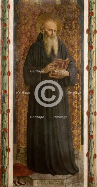 Saint Bonaventure, c. 1448. Creator: Angelico, Fra Giovanni, da Fiesole (ca. 1400-1455).