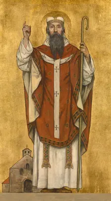 Saint Boniface of Mainz, 1889. Creator: Albrecht De Vriendt