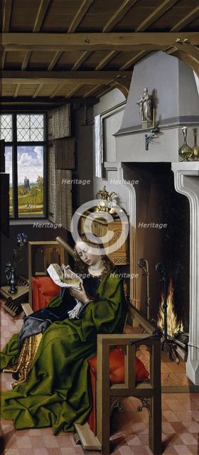 Saint Barbara, 1438. Artist: Campin, Robert (ca. 1375-1444)
