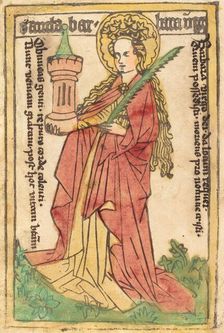 Saint Barbara, 1440/1460. Creator: Unknown