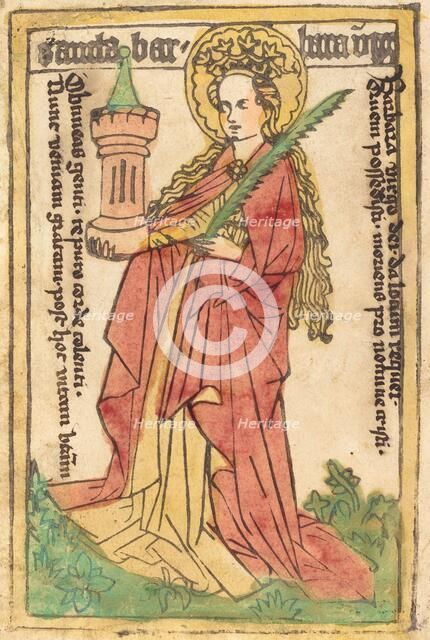 Saint Barbara, 1440/1460. Creator: Unknown.