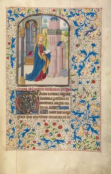Saint Barbara; Arenberg Hours, early 1460s. Creator: Willem Vrelant